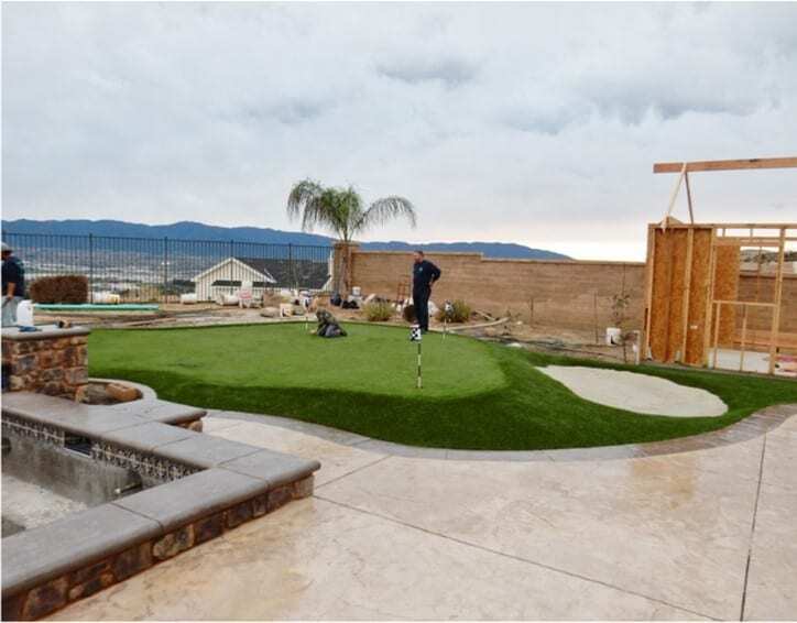 Artificial Grass Lawn Pads for Play & Golf Areas, Athletic Fields Chino Hills