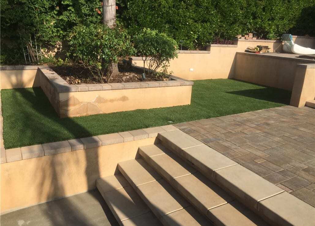 Custom Paved Walkway and Steps, pavers for patio, driveways, Chino Hills