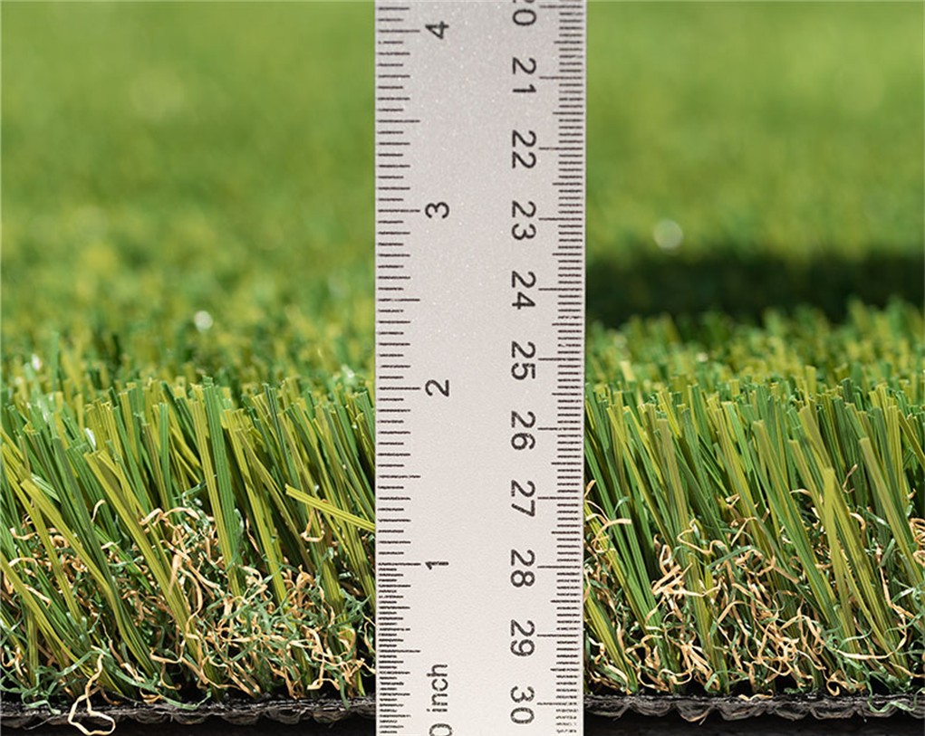 Oakmont Supreme Artificial Turf Pile Height close up Oakmont Supreme Artificial Grass, Playground / Sports Turf, Chino